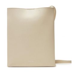 Torebka Calvin Klein. Białe listonoszki Calvin Klein, bez wzorów, bez dodatków. Za 489.99 zł.