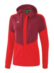 Erima Kurtka sportowa "Squad" w kolorze czerwonym rozmiar: 34. Czerwone kurtki sportowe Erima, bez wzorów, z materiału, bez kaptura, outdoorowe. Za 70.41 zł.