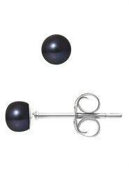 Pearl Addict Kolczyki-wkrętki z perłami w kolorze granatowym rozmiar: onesize. Niebieskie kolczyki Pearl Addict, z perłą, srebrne. Za 113.99 zł.