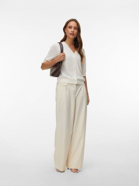 Vero Moda Kardigan w kolorze kremowym rozmiar: L. Brązowe kardigany Vero Moda, l, bez wzorów, z wiskozy. Za 104.95 zł.