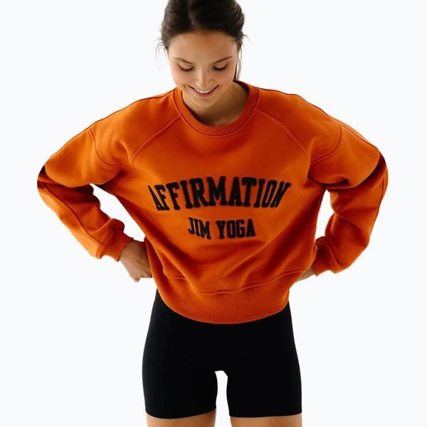 Bluza polarowa damska JoyInMe Classic Pullover. Brązowe bluzy Joy in me, l, bez wzorów, z bawełny, bez kaptura. Za 479.99 zł.