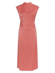 MOSS COPENHAGEN Sukienka w kolorze pomarańczowym rozmiar: M. Pomarańczowe sukienki Moss Copenhagen, m, bez wzorów, z wiskozy, bez kołnierzyka, bez ramiączek, maxi. Za 234.95 zł.