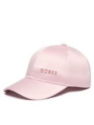 Guess Czapka z daszkiem V6RZ02 WL022 Różowy. Czerwone czapki Guess, z aplikacjami, z poliesteru. Za 139.99 zł.