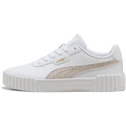 Buty sportowe damskie Puma Carina 3.0 Topcat. Białe obuwie sportowe Puma, z syntetyku, bez zapięcia, na fitness i siłownię. Za 390.00 zł.