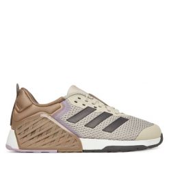 Buty na siłownię adidas. Szare obuwie sportowe Adidas, bez zapięcia, na fitness i siłownię. Za 569.99 zł.