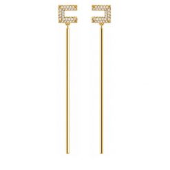 Kolczyki Elisabetta Franchi. Żółte kolczyki Elisabetta Franchi, złote. Za 859.99 zł.