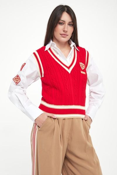 Kamizelka damska ERMANNO FIRENZE. Swetry Ermanno Firenze, bez wzorów, bez ramiączek. Za 1,249.00 zł.