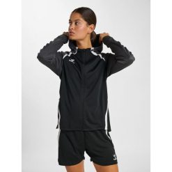 Damska bluza z kapturem na zamek Hummel Lead 2.0. Czarne bluzy Hummel, bez wzorów, z kapturem. Za 337.50 zł.