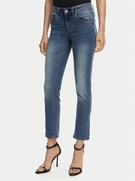 Liu Jo Jeansy UA6006 D0318 Granatowy Slim Fit. Niebieskie jeansy Liu Jo, bez wzorów. Za 269.99 zł.