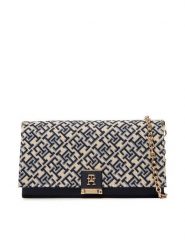 Tommy Hilfiger Torebka Th Her Chain Cross Jacqu AW0AW18637 Granatowy. Niebieskie torebki klasyczne TOMMY HILFIGER, bez wzorów, ze skóry, bez dodatków. Za 649.99 zł.