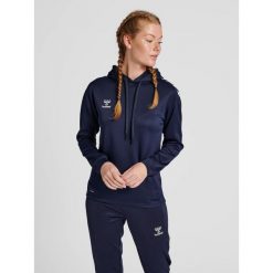 Bluza do piłki ręcznej damska Hummel Core XK z kapturem. Szare bluzy Hummel, s, bez wzorów, z polaru, z kapturem. Za 190.50 zł.