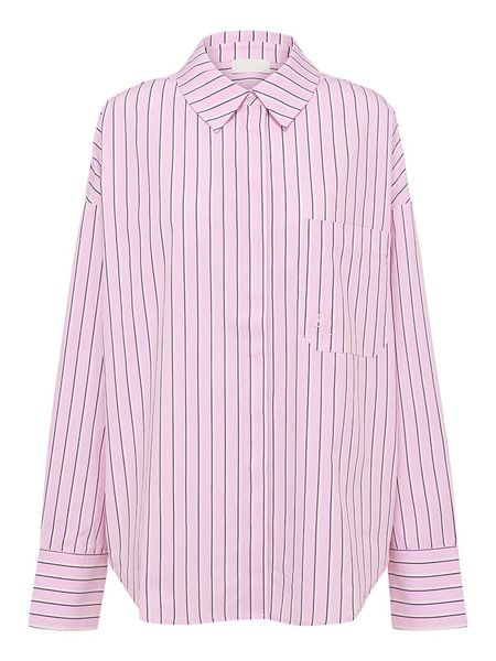 LeGer Koszula "Farine" w kolorze jasnoróżowym rozmiar: 34. Różowe koszule LeGer, bez wzorów, z bawełny, bez kołnierzyka, bez ramiączek. Za 118.28 zł.