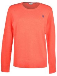 U.S. Polo Assn. Sweter w kolorze pomarańczowym rozmiar: M. Pomarańczowe swetry U.S. Polo Assn., m, bez wzorów, z bawełny, bez ramiączek. Za 144.92 zł.