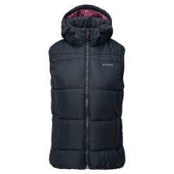 Kamizelka damska Hi-Tec Lady Callie - granatowa, Rozmiar M. Kamizelki Hi-tec, na zimę, m, bez wzorów, ze skóry, z kapturem, do biegania. Za 172.99 zł.