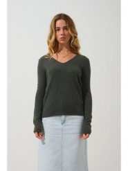 AUTHENTIC CASHMERE Kaszmirowy sweter "Galise" w kolorze antracytowym rozmiar: L. Brązowe swetry AUTHENTIC CASHMERE, l, bez wzorów, z kaszmiru, bez ramiączek. Za 255.94 zł.