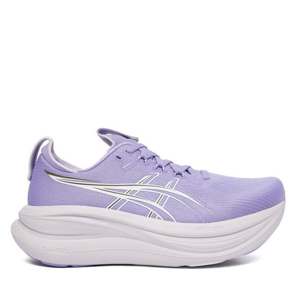 Buty do biegania Asics. Fioletowe obuwie sportowe Asics, bez zapięcia, do biegania. Za 899.99 zł.