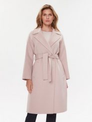 Liu Jo Płaszcz wełniany CF3003 T3540 Różowy Regular Fit. Czerwone płaszcze Liu Jo, na zimę, bez wzorów, z syntetyku, bez kaptura. Za 2,379.00 zł.