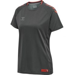 Damski jersey Hummel Pro Grid. Szare koszulki sportowe Hummel, bez wzorów, z dżerseju, bez ramiączek, do piłki nożnej. Za 223.00 zł.