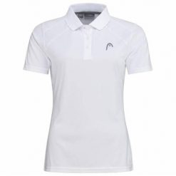 Koszulka polo damska CLUB 22 Tech. Białe koszulki polo Head, s, bez wzorów, z materiału, bez kołnierzyka, bez ramiączek. Za 262.00 zł.