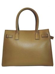 ORE10 Skórzana torebka "Waser" w kolorze brązowym - 28 x 20 x 13 cm rozmiar: onesize. Brązowe torby na ramię ORE10, bez wzorów, z materiału, przez ramię, bez dodatków. Za 347.99 zł.