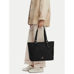 Torebka Beverly Hills Polo Club. Czarne shopper Beverly Hills Polo Club, bez wzorów, bez dodatków. Za 199.99 zł.