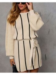 Milan Kiss Sukienka w kolorze beżowym rozmiar: S. Brązowe sukienki Milan Kiss, na co dzień, s, bez wzorów, bez kołnierzyka, bez ramiączek, mini, proste. Za 195.99 zł.