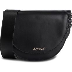Torebka KAZAR - Birch 39599-01-00 Black. Czarne listonoszki Kazar, bez wzorów, ze skóry, bez dodatków. W wyprzedaży za 449.00 zł.