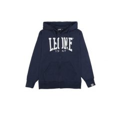 Bluza zimowa Leone 1947 Basic Kinder Kapuzen z reißverschluss. Niebieskie bluzy LEONE 1947 APPAREL, na zimę, bez wzorów, z bawełny, bez kaptura. W wyprzedaży za 87.99 zł.