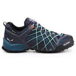 Buty trekkingowe damskie Salewa Wildfire Gtx. Czarne trekkingi Salewa, z materiału, trekkingowe. Za 719.60 zł.