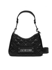 LOVE MOSCHINO Torebka JC4152PP1MLA000B Czarny. Czarne listonoszki Love Moschino, bez wzorów, ze skóry, bez dodatków. Za 459.99 zł.