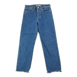 Levi Strauss damskie jeansy Wedgie Straight. Niebieskie jeansy Levi's®, l, bez wzorów. Za 170.36 zł.