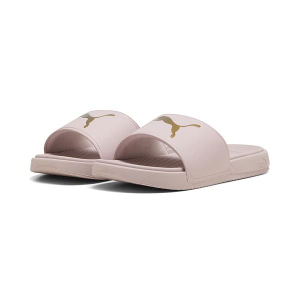 Damskie klapki Cool Cat 3.0 PUMA. Fioletowe klapki Puma, bez wzorów, z materiału, bez obcasa, na płaskiej podeszwie. Za 129.00 zł.