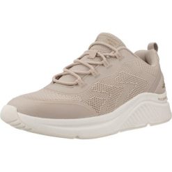 Kapcie SKECHERS BOBS ARCH COMFORT B Beżowy. Brązowe obuwie domowe Skechers, bez wzorów, bez zapięcia. Za 319.35 zł.
