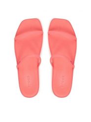 Crocs Klapki Miami Two Strap Sandal 209795 Różowy. Czerwone klapki Crocs, bez wzorów, z tworzywa sztucznego, bez obcasa. Za 179.99 zł.