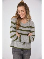 LIEBLINGSSTÜCK Sweter w kolorze zielono-szarym rozmiar: 36. Szare swetry LIEBLINGSSTÜCK, bez wzorów, bez ramiączek. Za 265.40 zł.