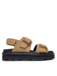 Dr. Martens Sandały Zebzag Sandals DM42689200 Brązowy jasny. Brązowe sandały Dr. Martens, bez wzorów, ze skóry, bez obcasa, na płaskiej podeszwie, bez zapięcia. Za 543.99 zł.