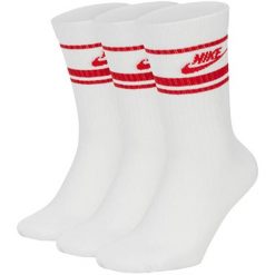 SKARPETY Nike Sportswear Everyday Essential Crew Socks 3, Dla obu płci. Białe skarpety Nike, bez wzorów, z poliesteru. Za 290.00 zł.