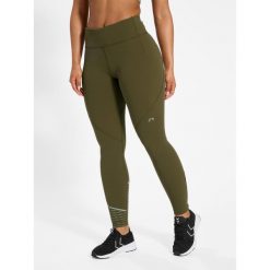 Legginsy damskie Newline Chicago. Brązowe legginsy Newline, bez wzorów. Za 337.50 zł.