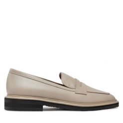 Lordsy Pollini. Brązowe lordsy Pollini, bez wzorów, bez obcasa, bez zapięcia. Za 1,239.00 zł.
