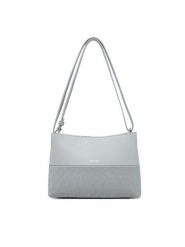 Calvin Klein Torebka Ck Mixmedia Convertible Bag_Mono K60K613170 Szary. Szare torebki klasyczne Calvin Klein, bez wzorów, ze skóry, bez dodatków. Za 199.99 zł.