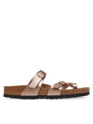 Birkenstock Japonki Mayari 1029817 Różowy. Czerwone klapki Birkenstock, bez wzorów, ze skóry, bez obcasa. Za 319.99 zł.