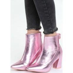 Różowe Botki Shiny Queen. Botki Born2be. Za 119.99 zł.