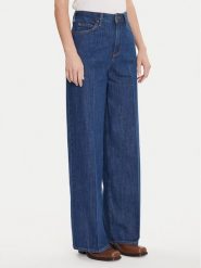 Lee Jeansy Stella 112107279 Granatowy Wide Leg. Niebieskie jeansy Lee, bez wzorów. Za 379.99 zł.