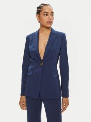 Pinko Marynarka Signum Giacca 100254 A1L3 Granatowy Reglan Fit. Niebieskie marynarki i żakiety Pinko, l, bez wzorów, z syntetyku. Za 1,749.00 zł.