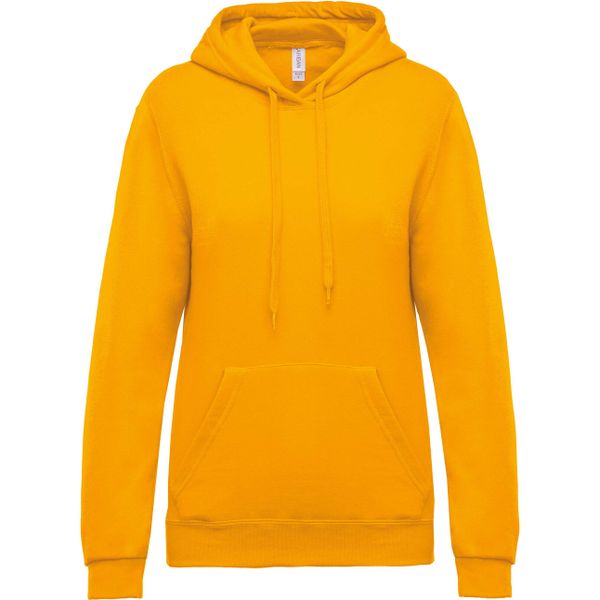 Damska bluza z kapturem Kariban. Niebieskie bluzy KARIBAN, l, bez wzorów, z bawełny, z kapturem. Za 113.50 zł.