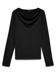 Vero Moda Bluzka w kolorze czarnym rozmiar: S. Czarne bluzki Vero Moda, s, bez wzorów, bez kołnierzyka, bez ramiączek. Za 99.95 zł.