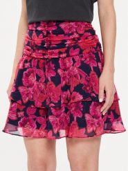 Morgan Spódnica mini 241-JUANE.F Różowy Regular Fit. Czerwone spódnice Morgan, bez wzorów, z syntetyku, mini. Za 159.99 zł.