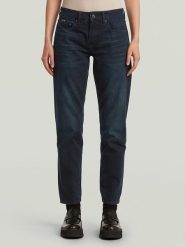 G-Star Dżinsy - Boyfriend fit - w kolorze granatowym rozmiar: W25/L32. Niebieskie jeansy G-Star, l, z aplikacjami. Za 351.38 zł.
