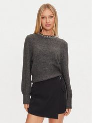 ONLY Sweter Elsa 15210667 Szary Regular Fit. Szare swetry Only, l, bez wzorów, z syntetyku, bez ramiączek. Za 99.99 zł.