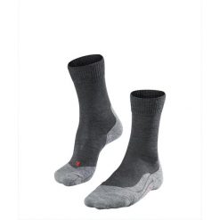 Skarpetki damskie Falke TK5. Szare skarpety Falke, bez wzorów, z poliamidu. Za 160.00 zł.